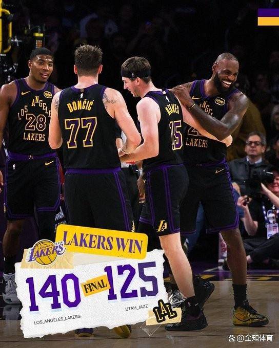 湖人逆转骑士，詹皇砍下分